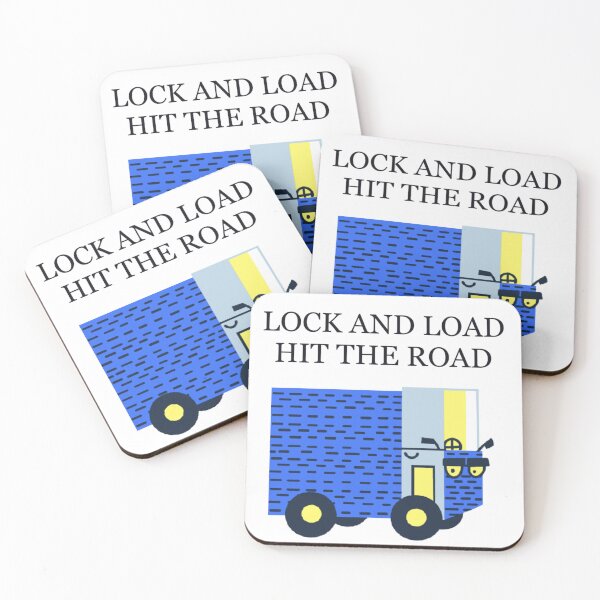Item preview, Truck art lock and load hit the road designed and sold by Daizydrawshop.