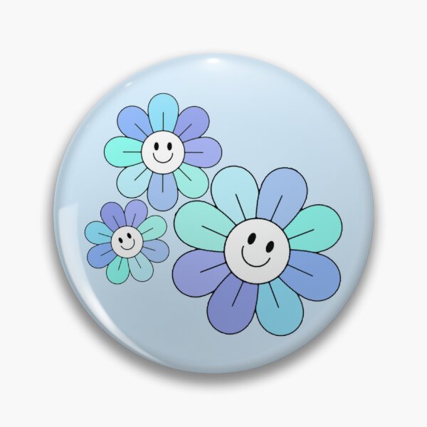 Item preview, Pastel Blue Hippie Flowers designed and sold by everything4eva.