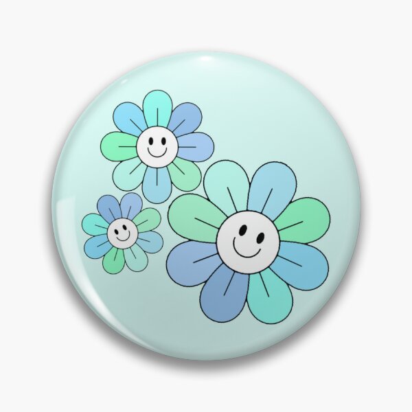 Item preview, Pastel Blue Hippie Flowers designed and sold by everything4eva.