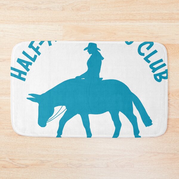 Item preview, Mule Riding Club - Teal - FEMALE RIDER designed and sold by Melissa Bradshaw.