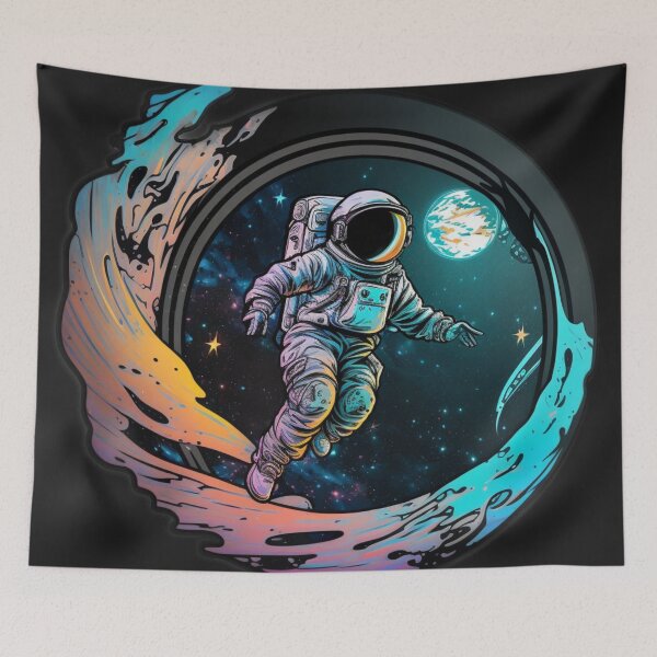 Item preview, Astronaut in spiralgalaxy designed and sold by Sarvgya Verma.