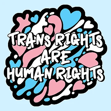 Artwork thumbnail, Trans Rights Are Human Rights by everything4eva