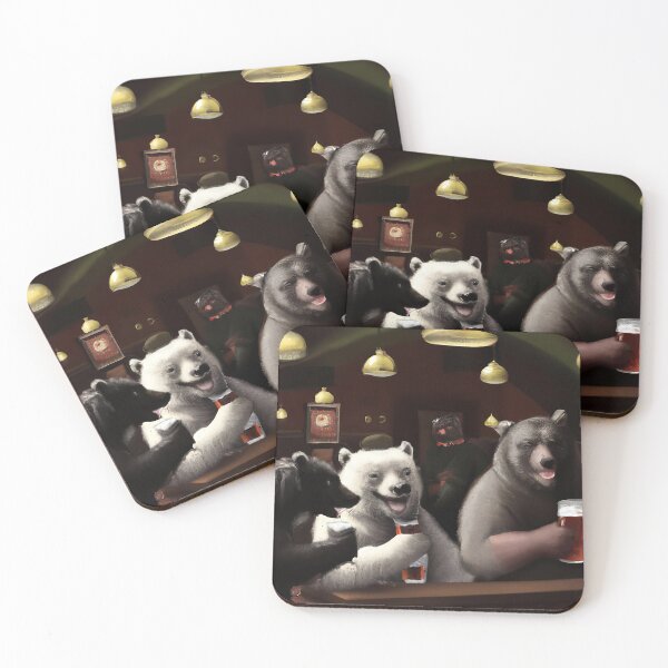Item preview, Bear Squad: A Night Out at the Pub designed and sold by jerekunnas.