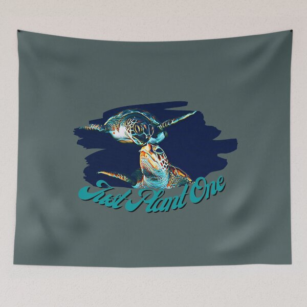 Item preview, Just Plant One Kiss Print. For a turtle lover, for a marine biologist, for an ocean lover. designed and sold by Wentoo.