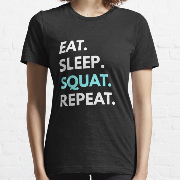 Drop It Like A Squat Womens Funny Workout Shirts Gym LOL Crossfit