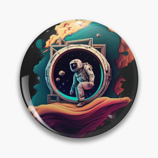 Item preview, Astronaut inside galaxy designed and sold by Sarvgya Verma.