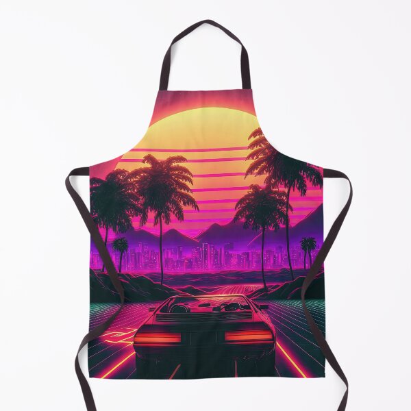 Item preview, Retro Ride: Racing the Sunset's Synthwaves designed and sold by Mullet Monkey.