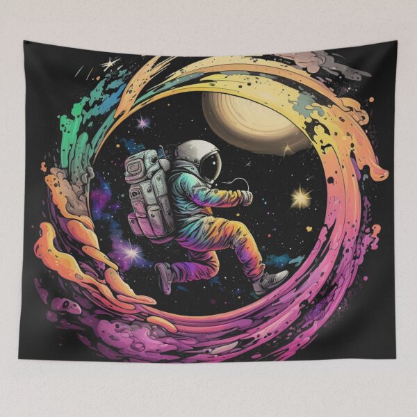 Item preview, Astronaut inside galaxy designed and sold by Sarvgya Verma.
