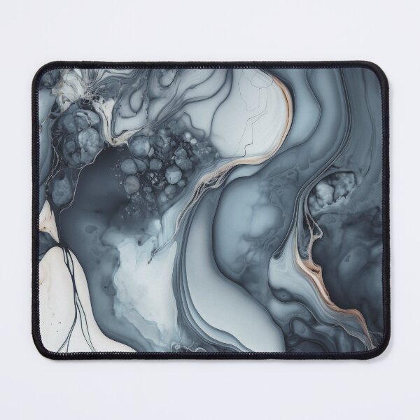 Artikelvorschau, Grey Wave Eclectic Neutral Ink Art.-Nr entworfen und verkauft von artsandsoul.
