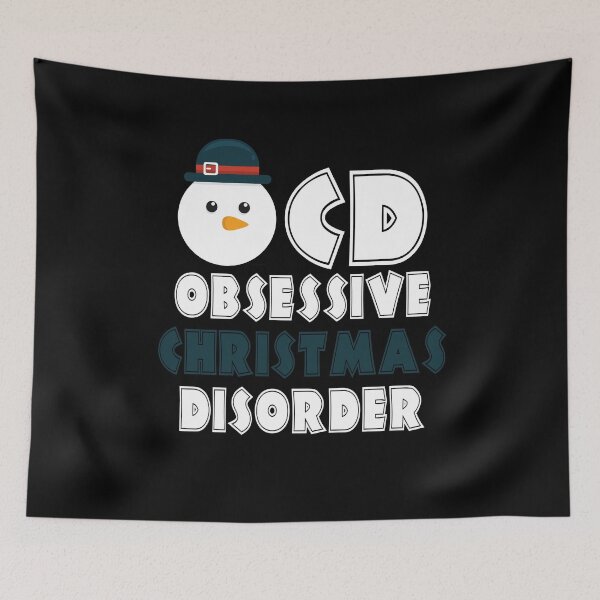 Item preview, OCD Obsessive Christmas Disorder Shirt designed and sold by CreativeStrike.