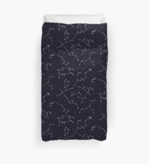 Constellations and the Night Sky Duvet Cover