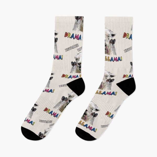 Item preview, Beware the drama llama - Funny pun designed and sold by GiborDesign.