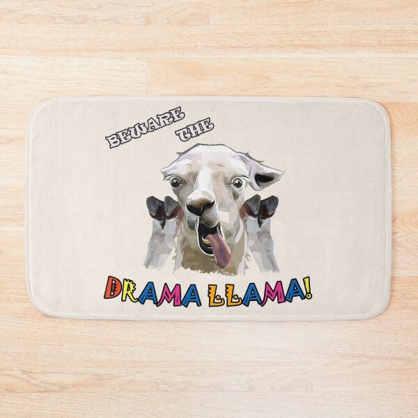 Item preview, Beware the drama llama - Funny pun designed and sold by GiborDesign.