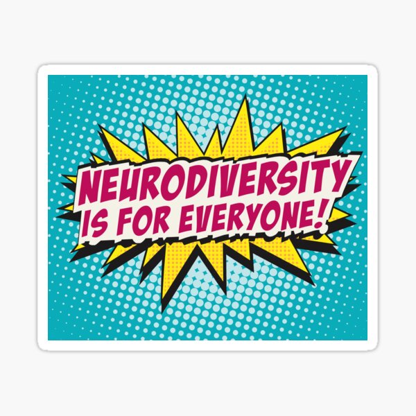 Neurodiversity POW! Sticker