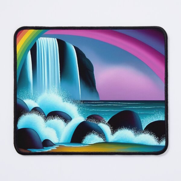 Item preview, Magical Sunset Beach Waterfall, My Happy Place designed and sold by Orianah.