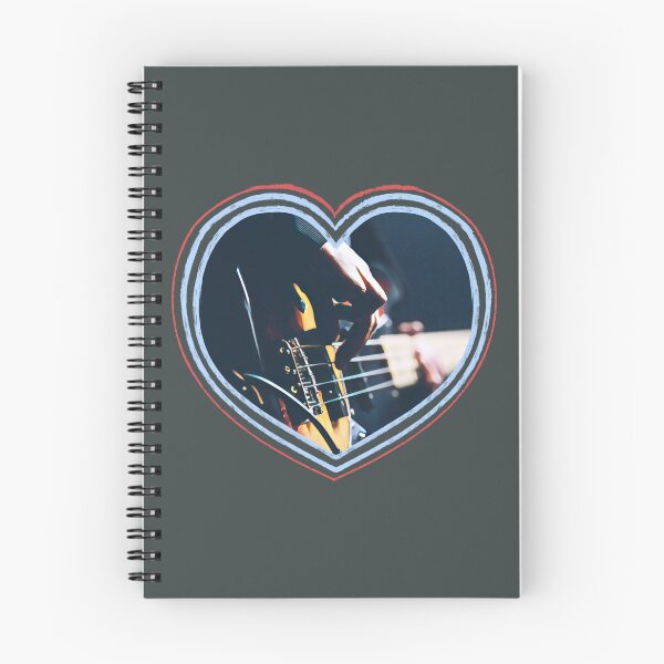Item preview, Love Base Guitar Print. For a base guitar player, for a base guitar instructor, for a base guitar lover. designed and sold by Wentoo.