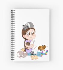 Crazy Guinea Pig Lady (on my own terms) Spiral Notebook