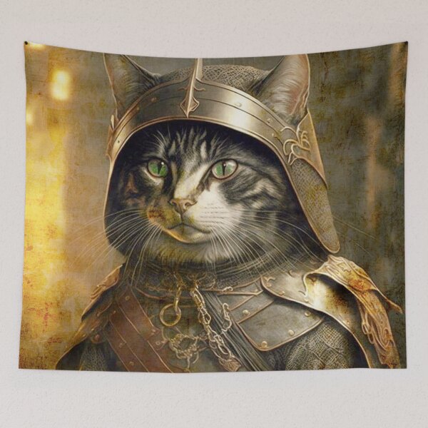 Item preview, Cat Samurai designed and sold by CatCoconut-Art.