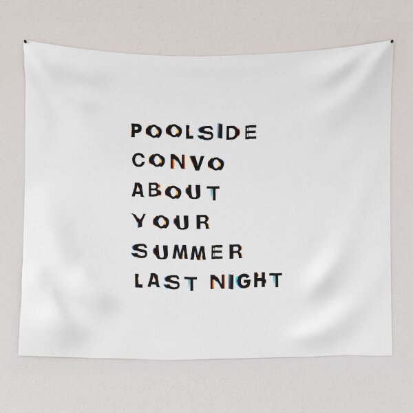 Item preview, Poolside Convo - Frank Ocean - Self Control designed and sold by OliverBjorgan.