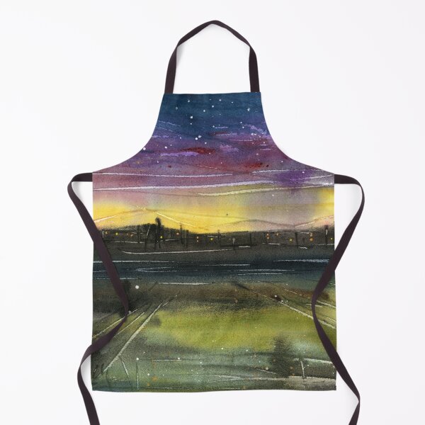 Item preview, Nature and landscape, beautiful night landscape, blue sky designed and sold by anaozzart.