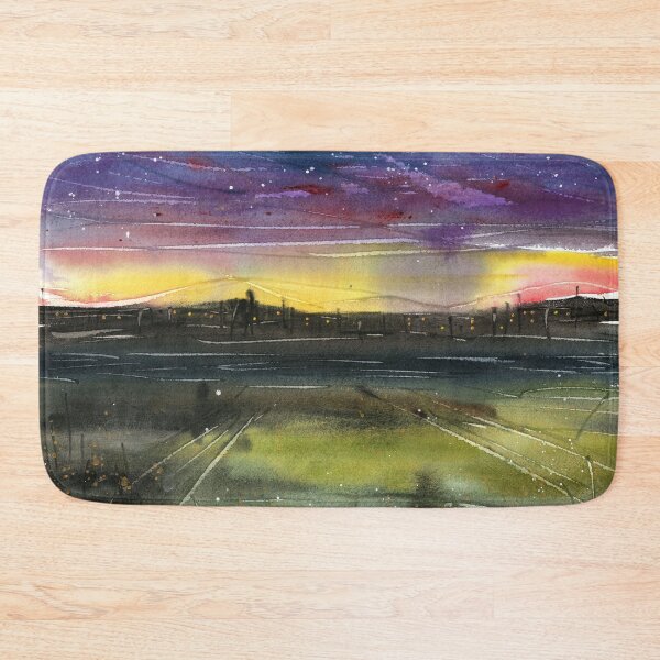 Item preview, Nature and landscape, beautiful night landscape, blue sky designed and sold by anaozzart.