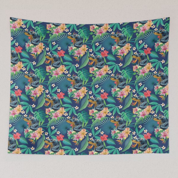 Item preview, Tropical Black Tan Dachshund Doxie 2 designed and sold by lulupetart.