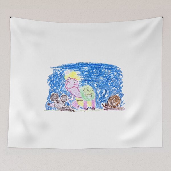 Item preview, Turtle with mouse and snail designed and sold by MadeBySicilian.