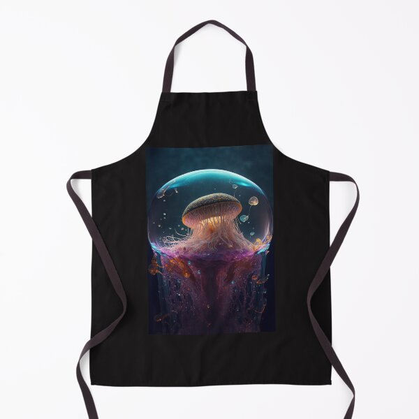 Item preview, Fiery Red Jellyfish: A Floating Masterpiece designed and sold by AstralArtisan.