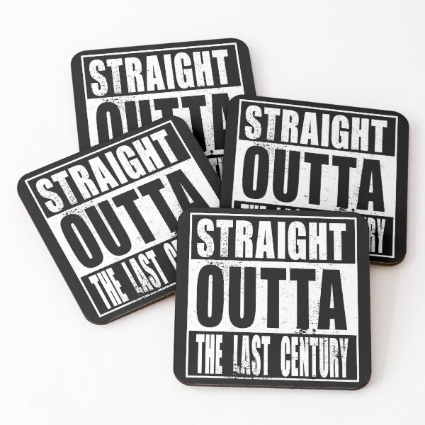 Item preview, Straight Outta The Last Century (white) designed and sold by SolidEarthArt.
