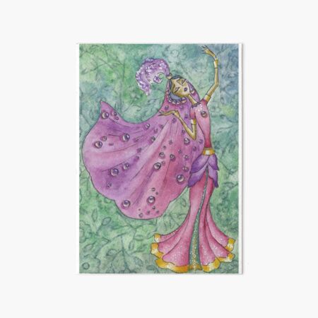 Spring Flower Nymph Art Board Print