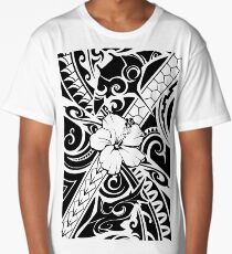 Hawaiian style tribal 2 Long T-Shirt