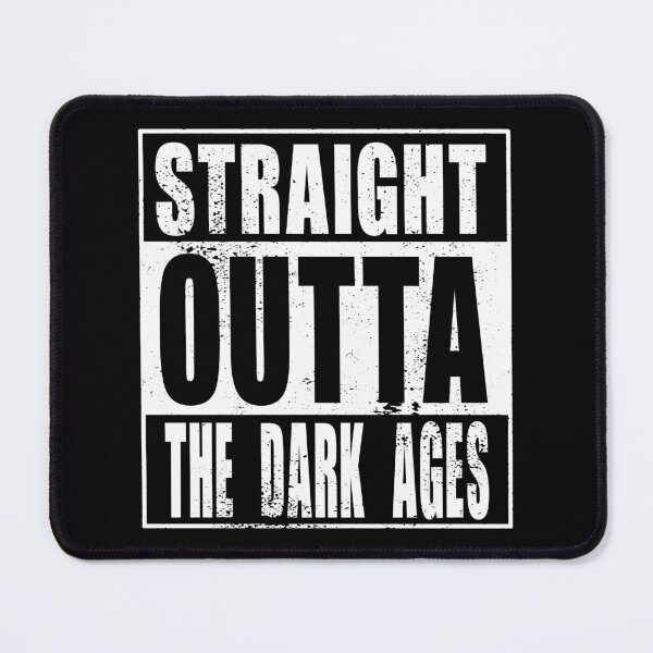 Item preview, Straight Outta The Dark Ages (white) designed and sold by SolidEarthArt.