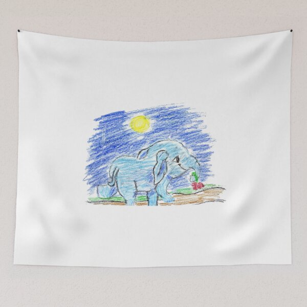 Item preview, Little elephant with flower designed and sold by MadeBySicilian.