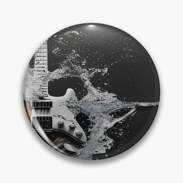 Item preview, Commercial Guitar Art With Water Splashing designed and sold by Unwind-Art-Work.
