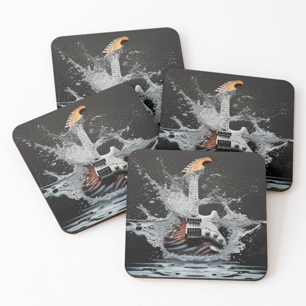 Item preview, Commercial Guitar Art With Water Splashing designed and sold by Unwind-Art-Work.
