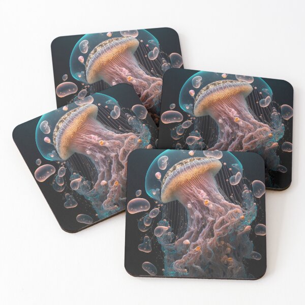 Item preview, Jellyfish Wonders: A Collection of Oceanic Art designed and sold by AstralArtisan.