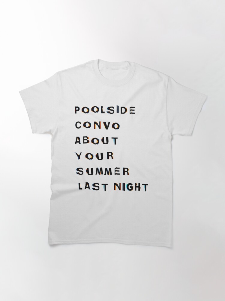 Disover Poolside Convo Frank Ocean - Self Control Classic T-Shirt