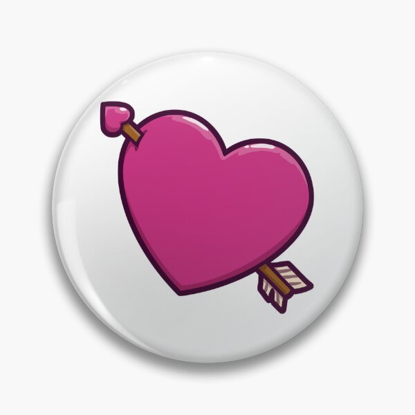 Item preview, Valentines Love Heart with Arrow designed and sold by Penzilla.