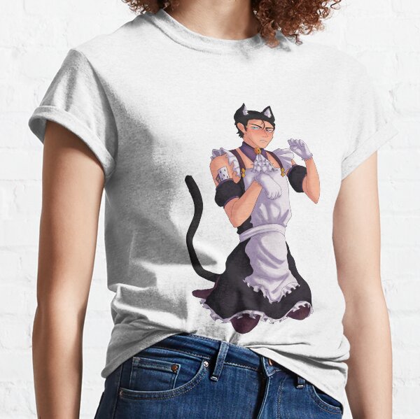  Femboy Neko Anime Boy Maid Crossdressing Pastel Aesthetic  T-Shirt : Clothing, Shoes & Jewelry