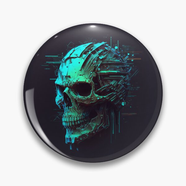 Item preview, Cyberspace Skull designed and sold by galde.