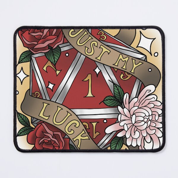 Item preview, Just My Luck Nat 1 Rojo designed and sold by Xyluxus.