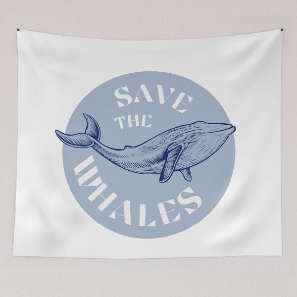 Item preview, Save the whales designed and sold by addict2reading.