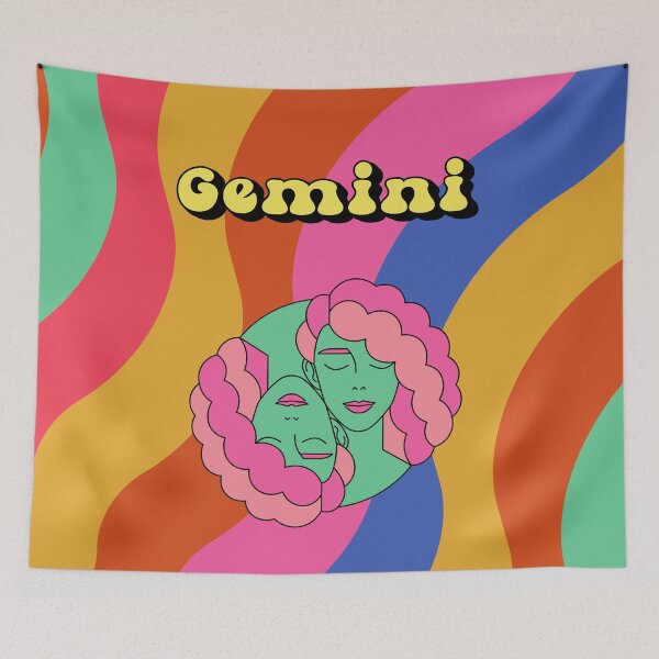 Item preview,  Retro Gemini Zodiac Star Sign designed and sold by GaryDobson.