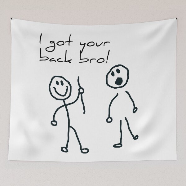 Item preview, I got your back - support for friends designed and sold by Monkonthehill.