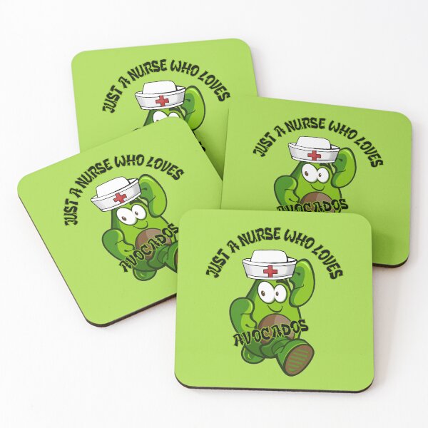 Item preview, Just A Nurse Who Loves Avocados designed and sold by RockBeeDesigns.