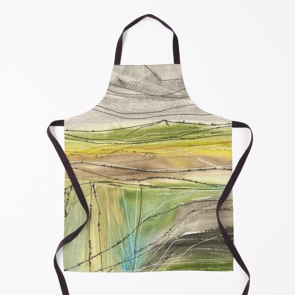 Item preview, Nature and landscape, abstract beautiful mountains, grey sky designed and sold by anaozzart.