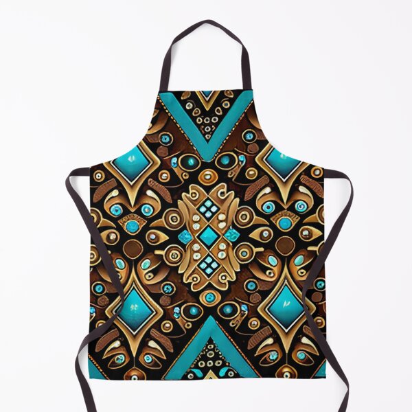 Item preview, Simple Elegant Bejeweled Pacific Islander Pattern Digital Painting designed and sold by CodeAndColors.