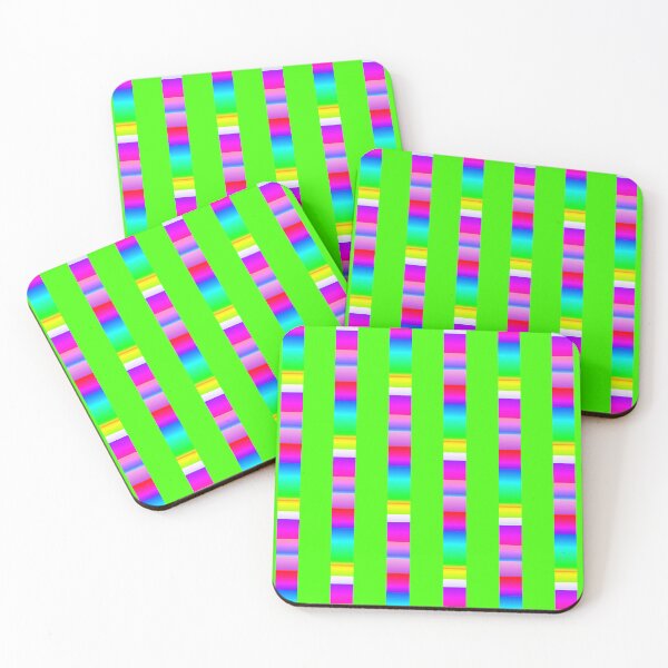 Item preview, Green rainbow line pattern | creative color pattern designed and sold by lausn.