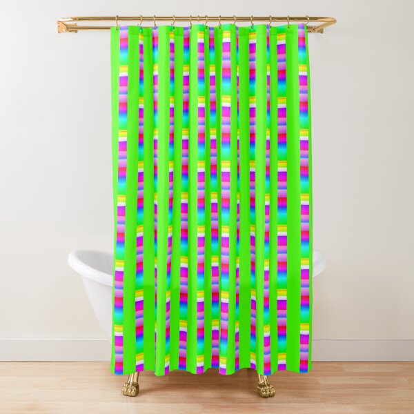 Item preview, Green rainbow line pattern | creative color pattern designed and sold by lausn.