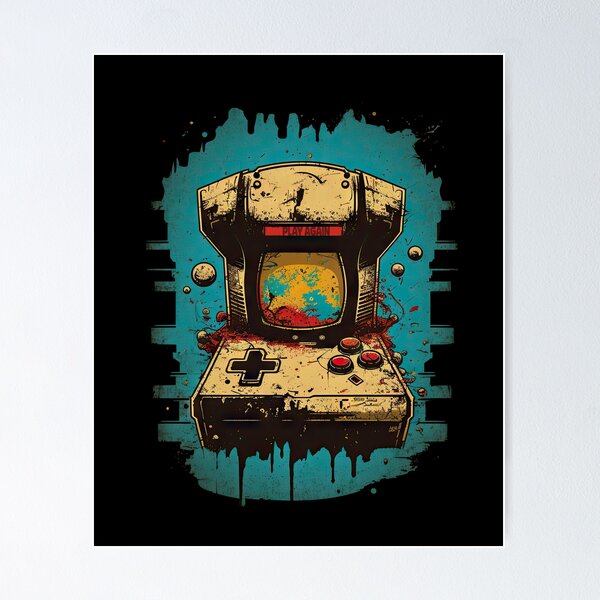 Artikel-Vorschau von Retro Arcade Gaming Masterpiece T-Shirt: A Tribute to the Golden Age of Gaming, designt und verkauft von francodelgrando.